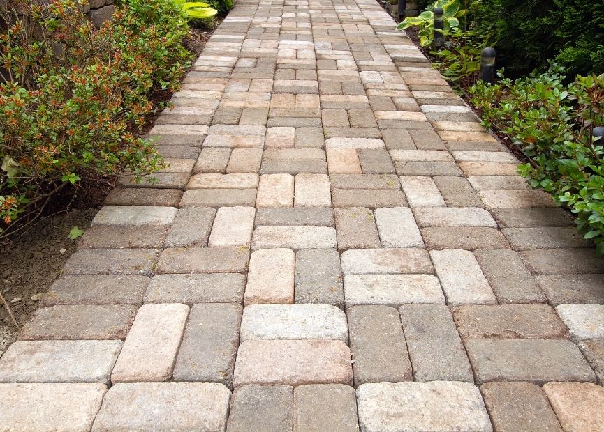 Side-Yard Paver Walkways